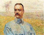 Jacek Malczewski Portrait of Jozef Pilsudski oil painting picture wholesale